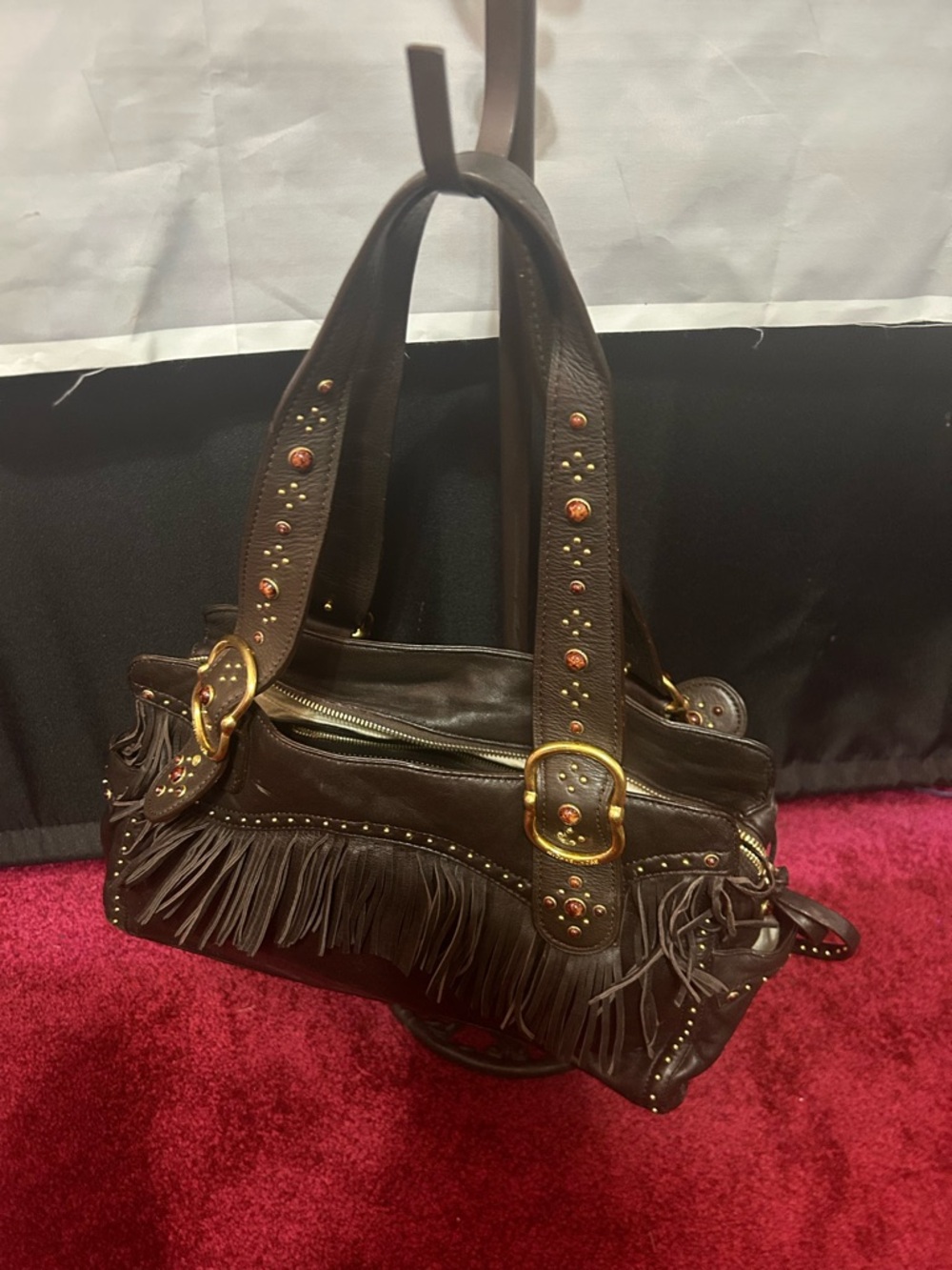 Micheal Kors chocolate vintage bag
